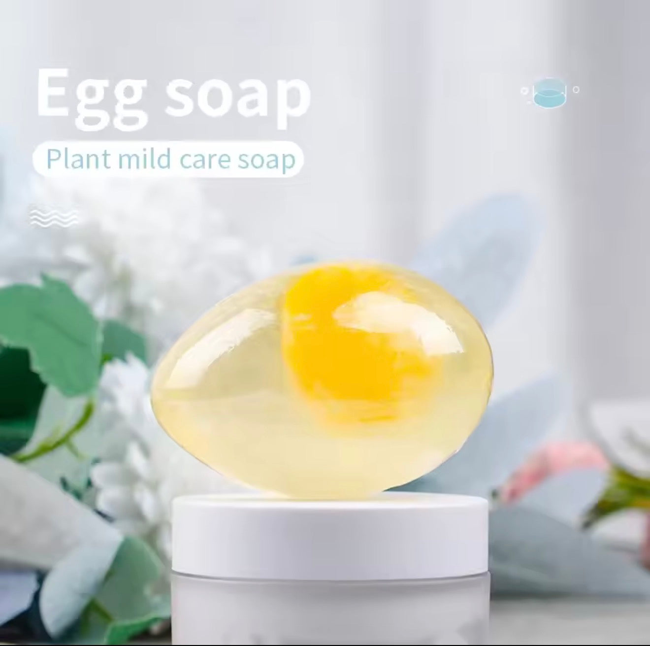 Egg soap
For face and body cleaning