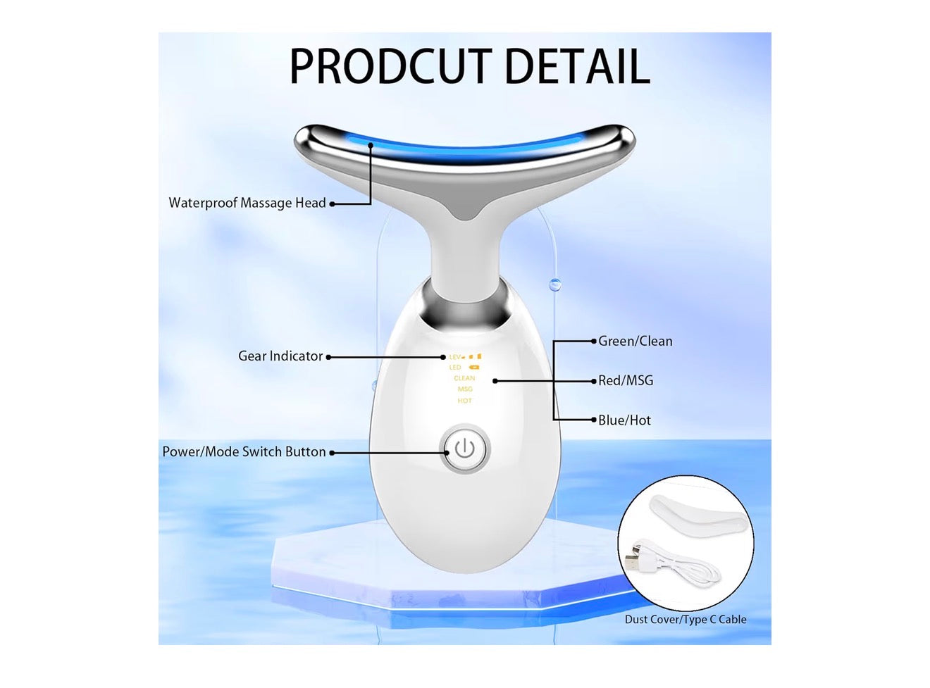 LED Facial Massager
