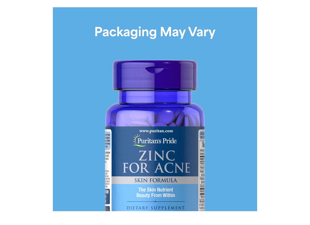 ZINC
FOR ACNE
