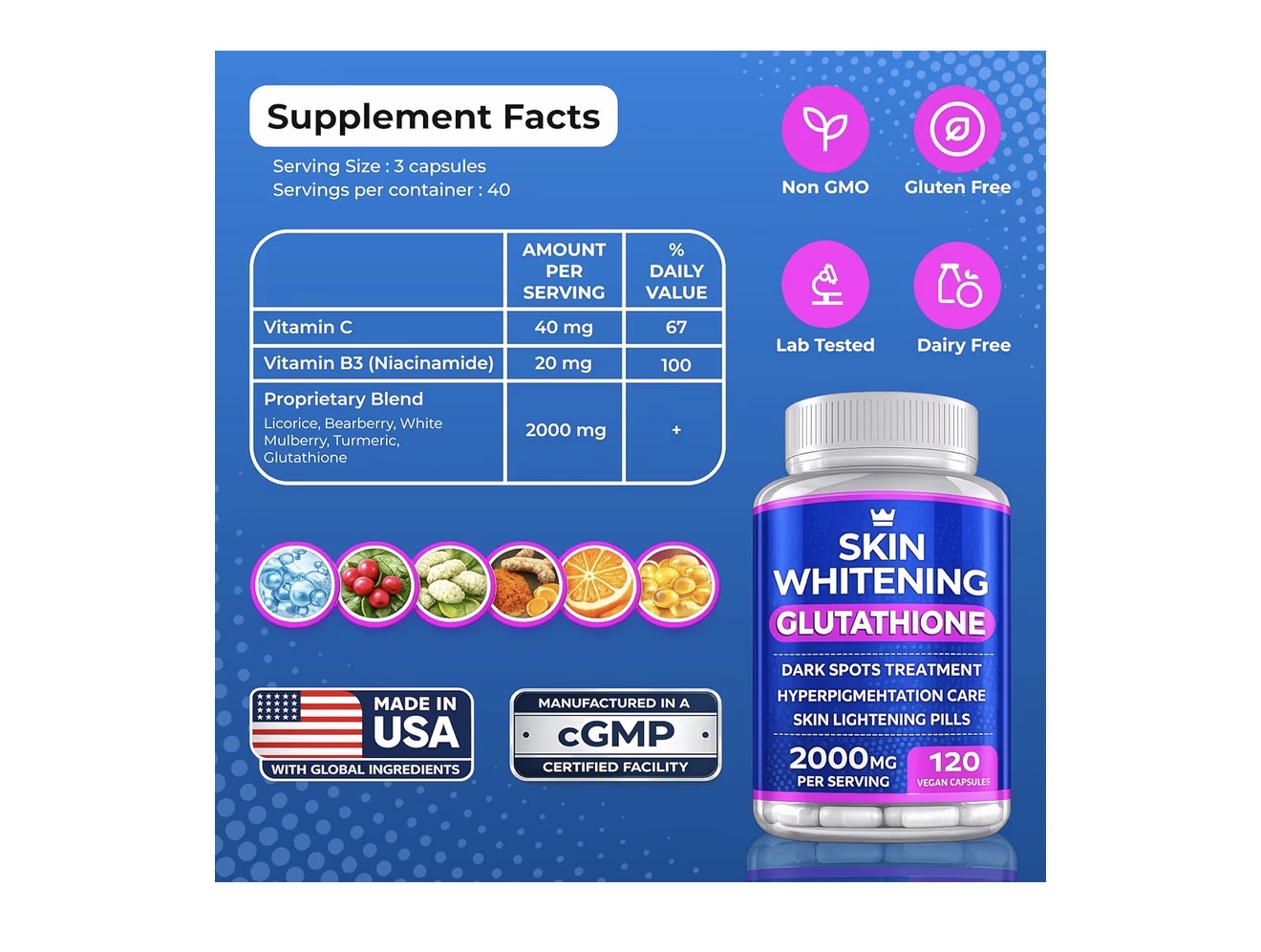 SKIN
WHITENING GLUTATHIONE