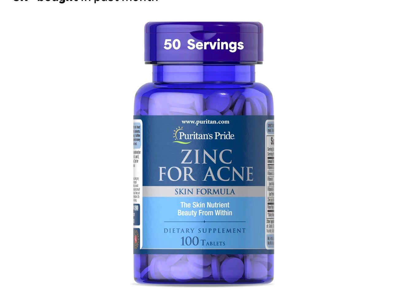 ZINC
FOR ACNE