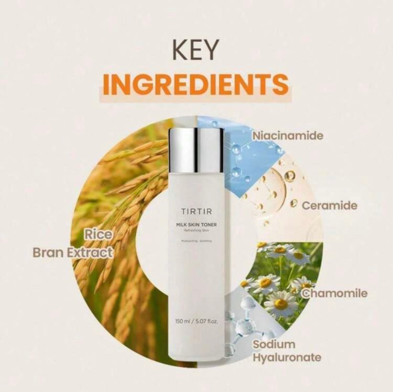 TIRTIR
MILK SKIN TONER
Refreshing Skin
Mourzing