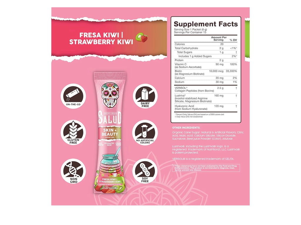 Skin+ Beauty 
Peptides Collagen drink