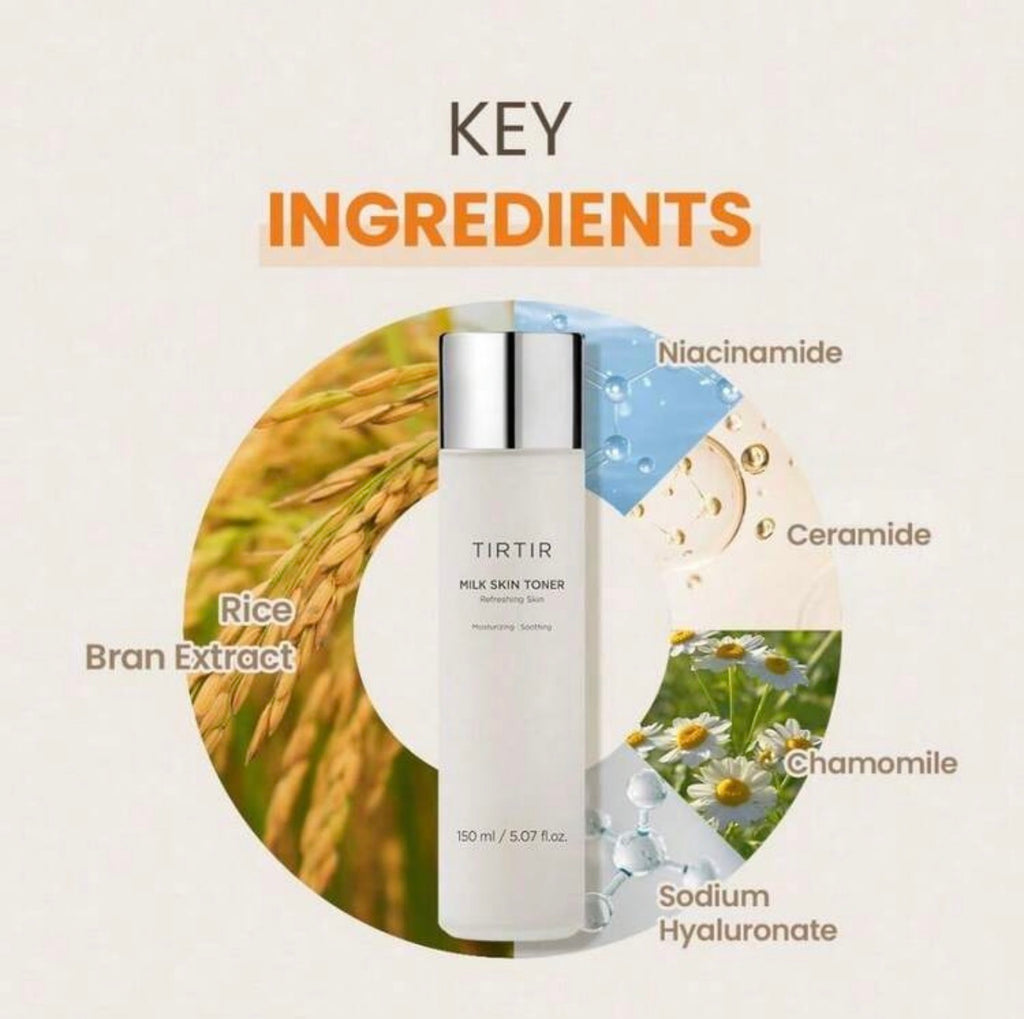 TIRTIR
MILK SKIN TONER
Refreshing Skin
Mourzing