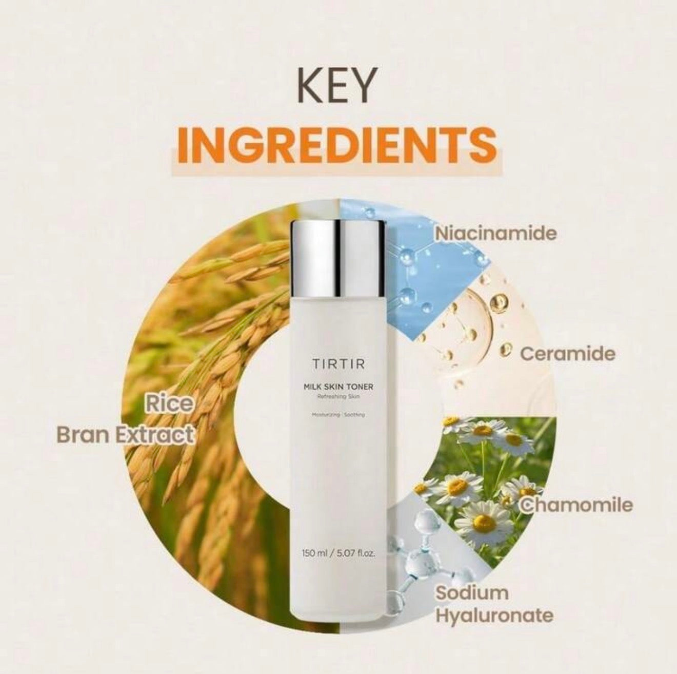 TIRTIR
MILK SKIN TONER
Refreshing Skin
Mourzing