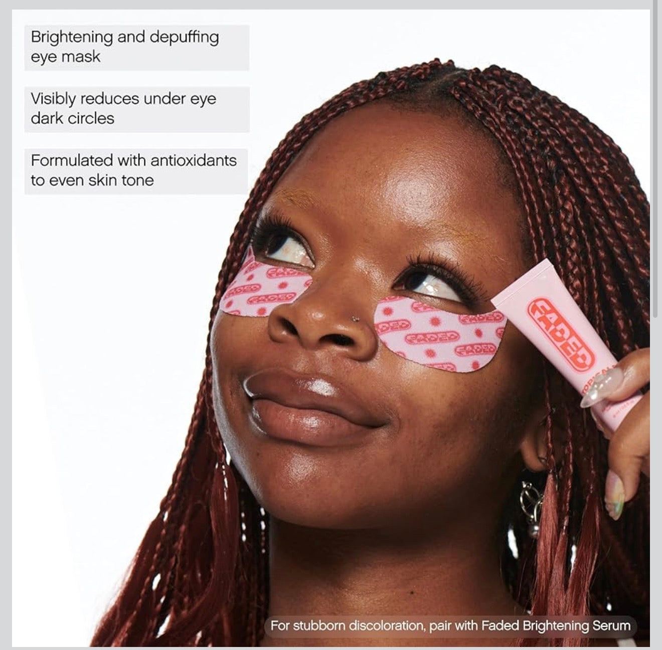 Topicals Faded Brightening Under Eye Masks.