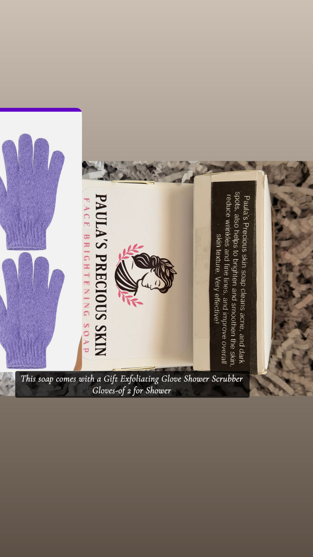 Paula’s Precious Skin Face Soap Dark Spots Removal.