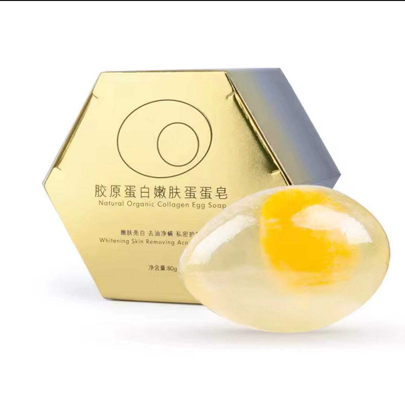 Egg soap
For face and body cleaning