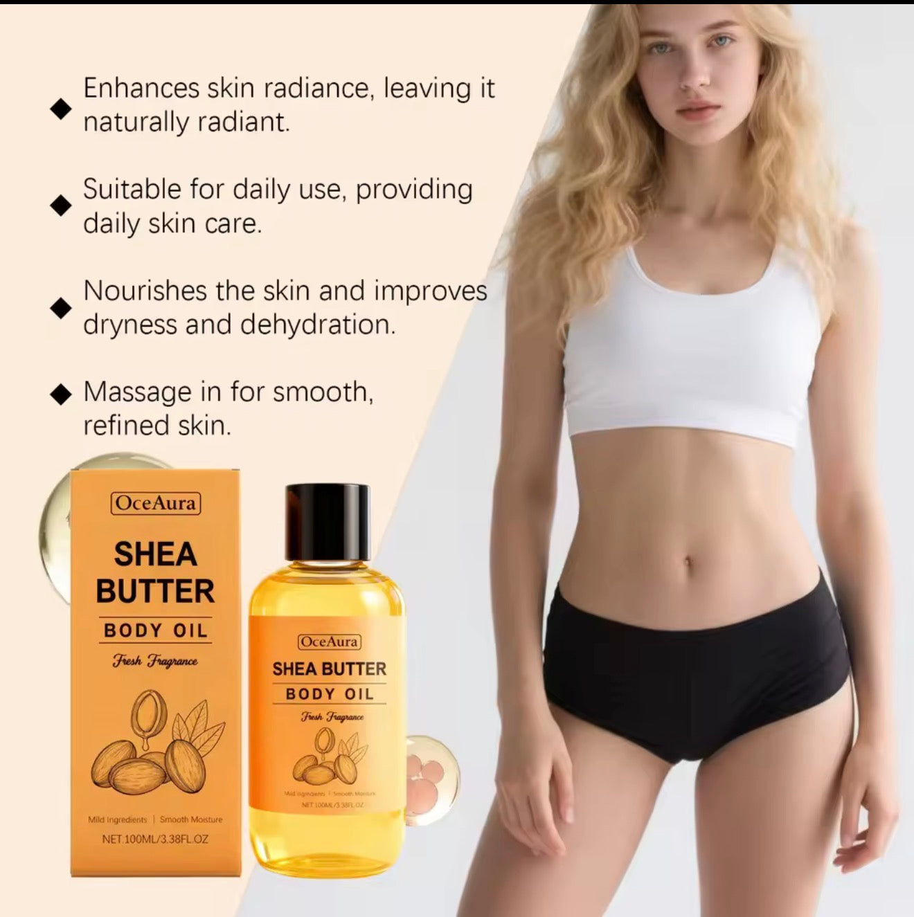 SHEA BUTTER
BODY OIL