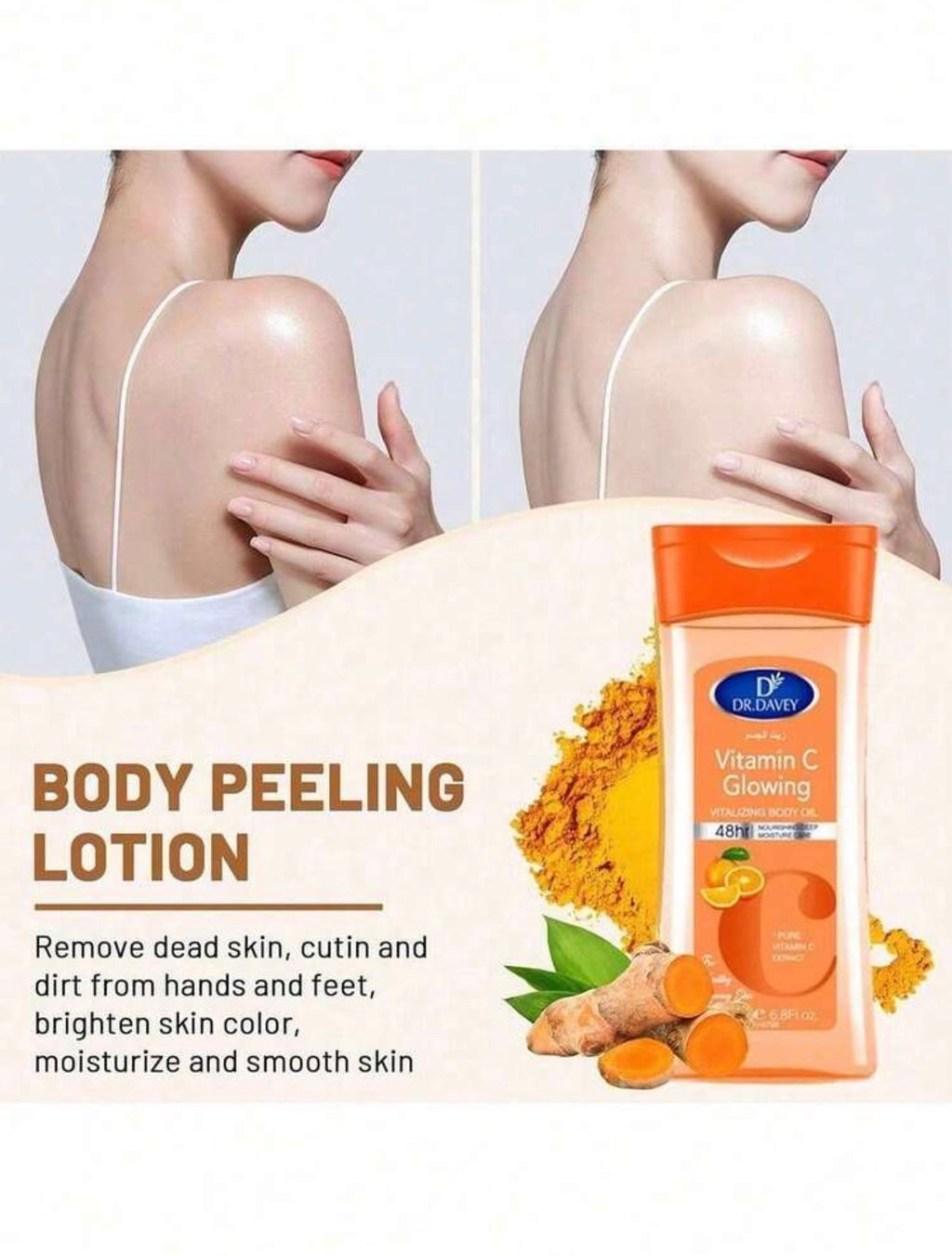 Vitamin C
Glowing
VITALIZING BODY OIL