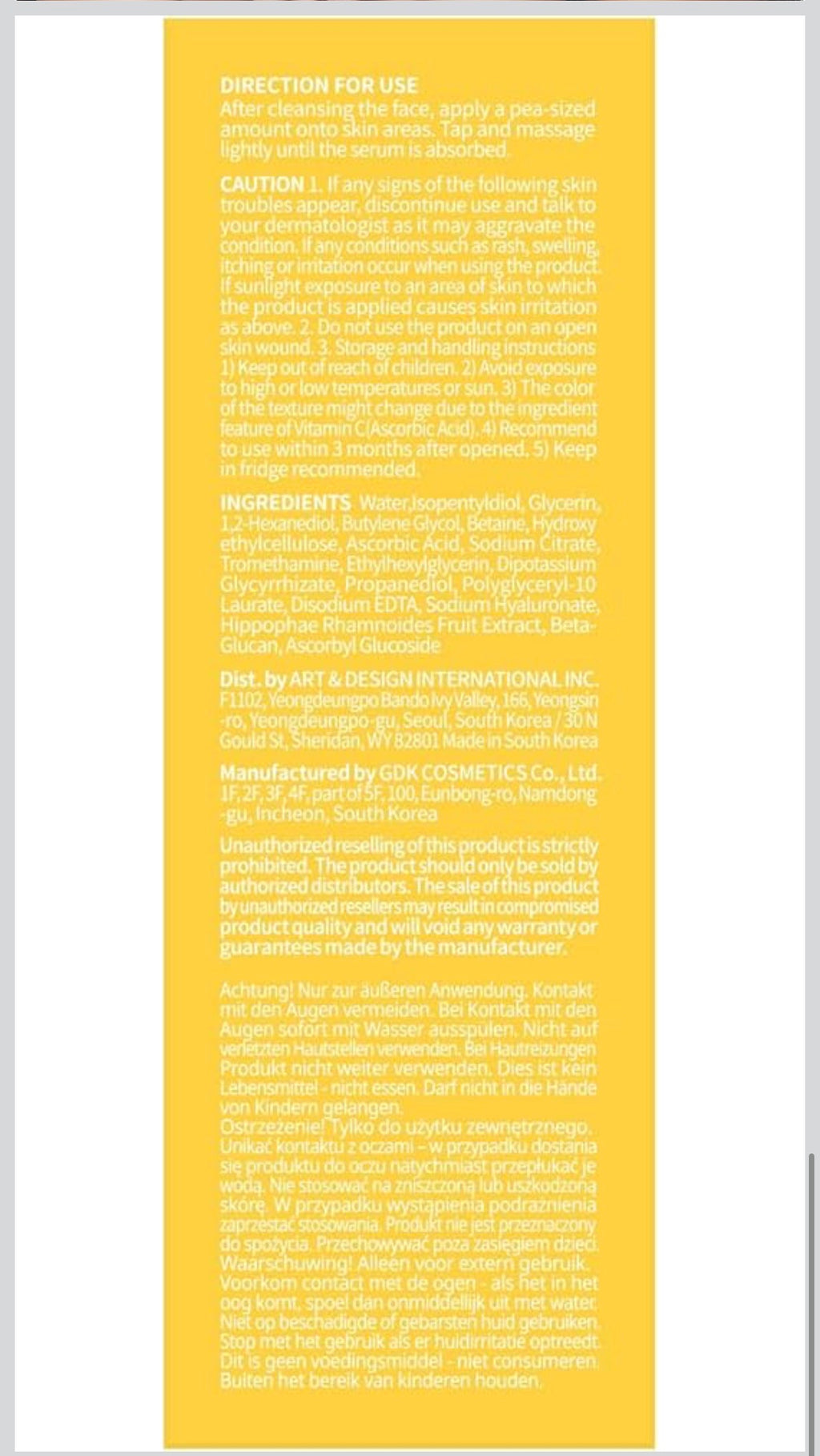 DARK SPOT
VITAMIN C SERUM