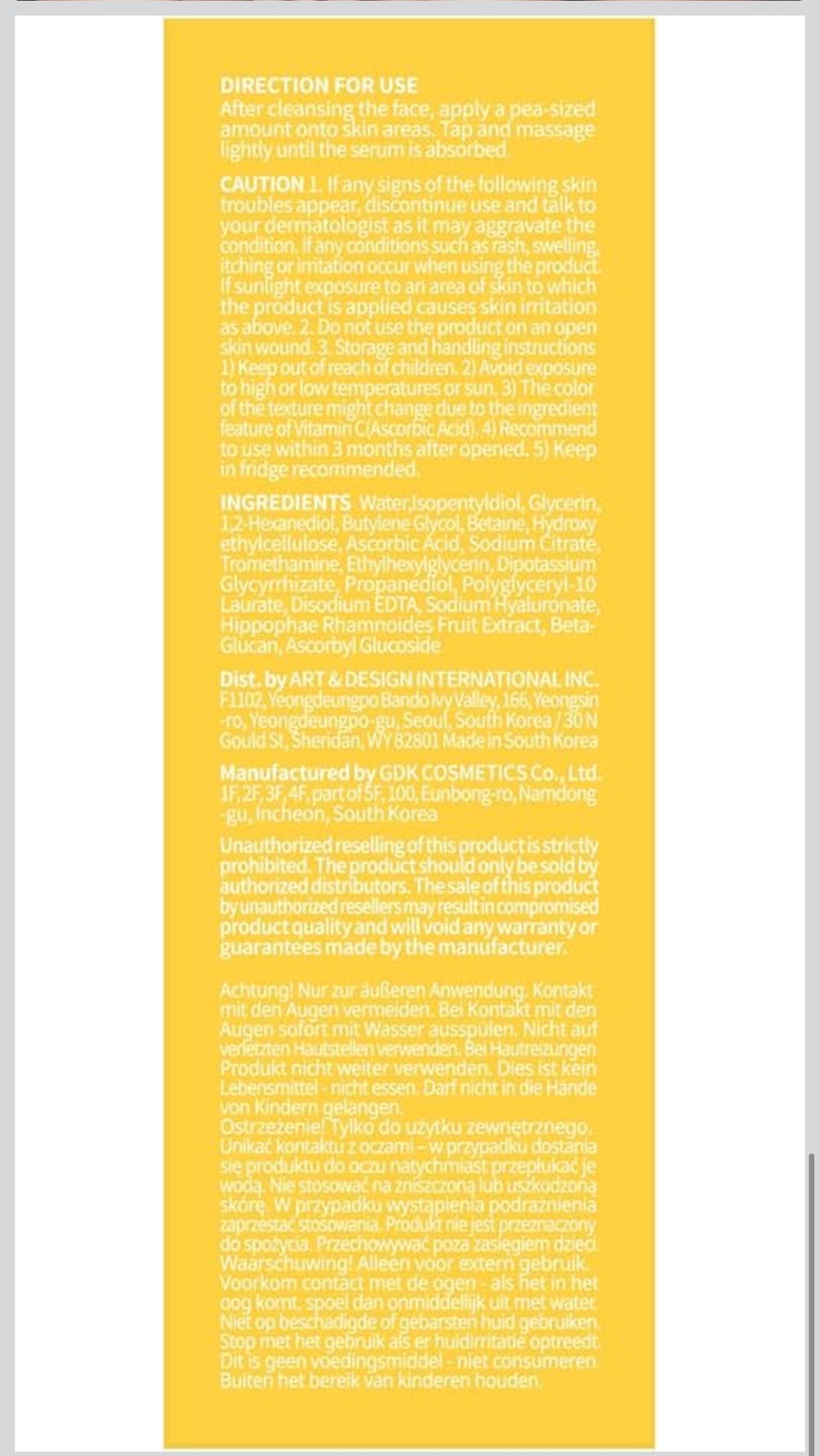 DARK SPOT
VITAMIN C SERUM