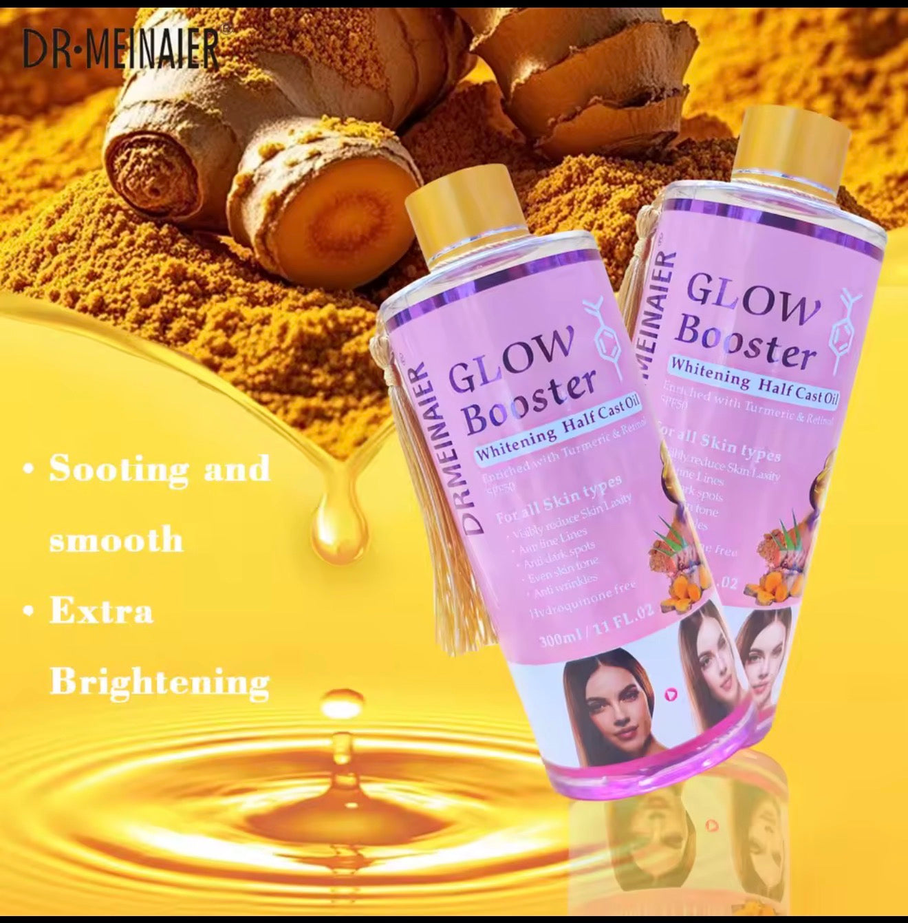 GLOW
Booster
Whitening Half Cast Oil