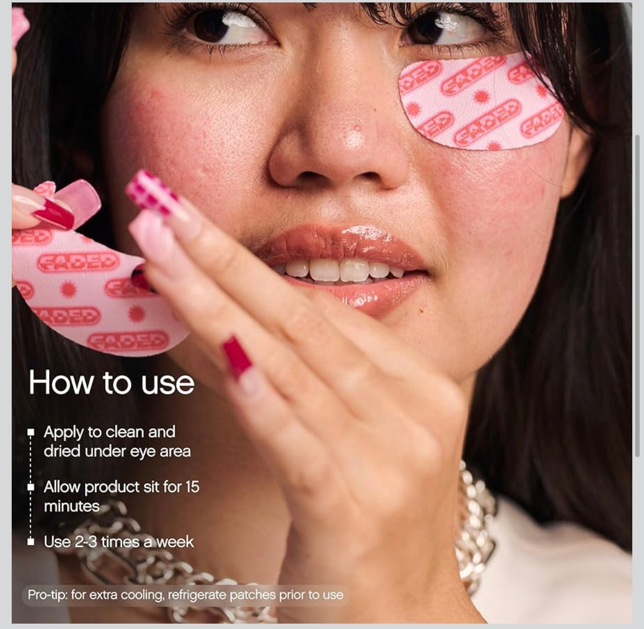 Topicals Faded Brightening Under Eye Masks.