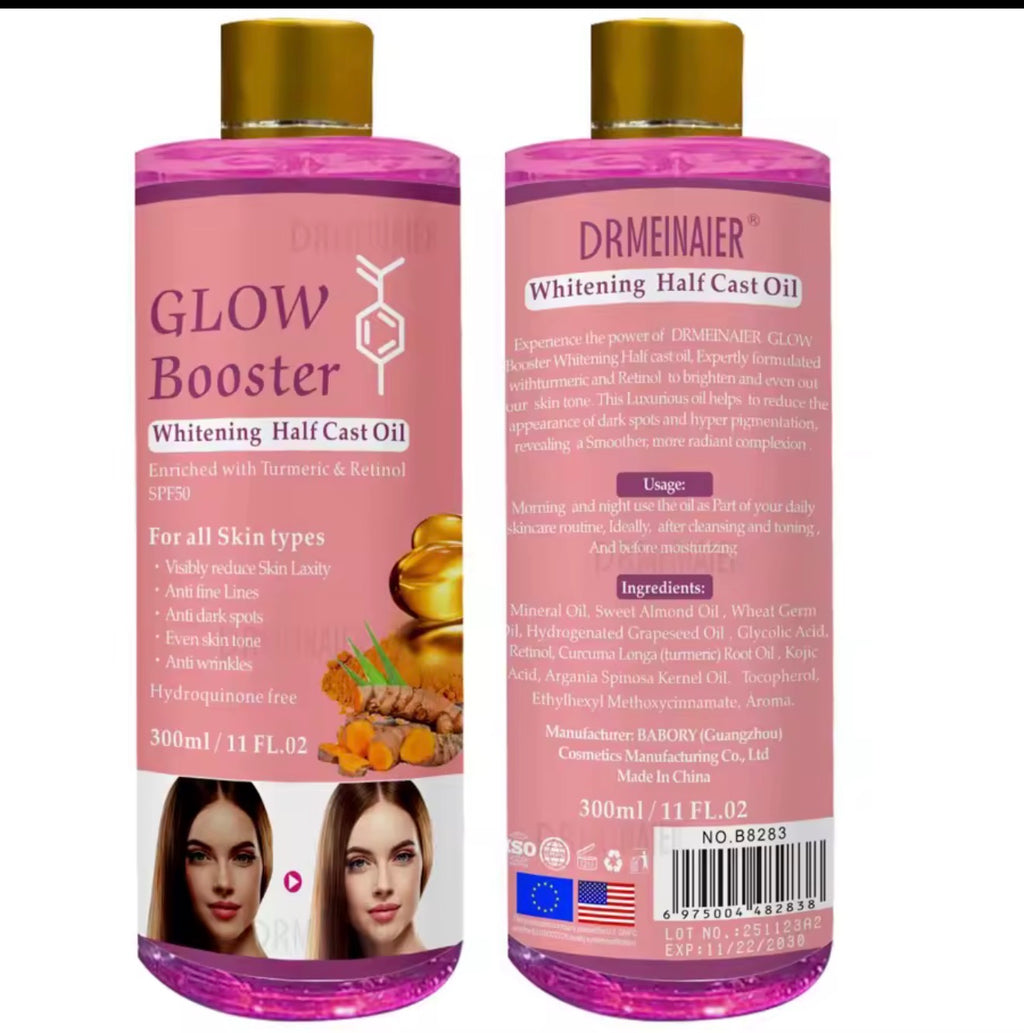 GLOW
Booster
Whitening Half Cast Oil