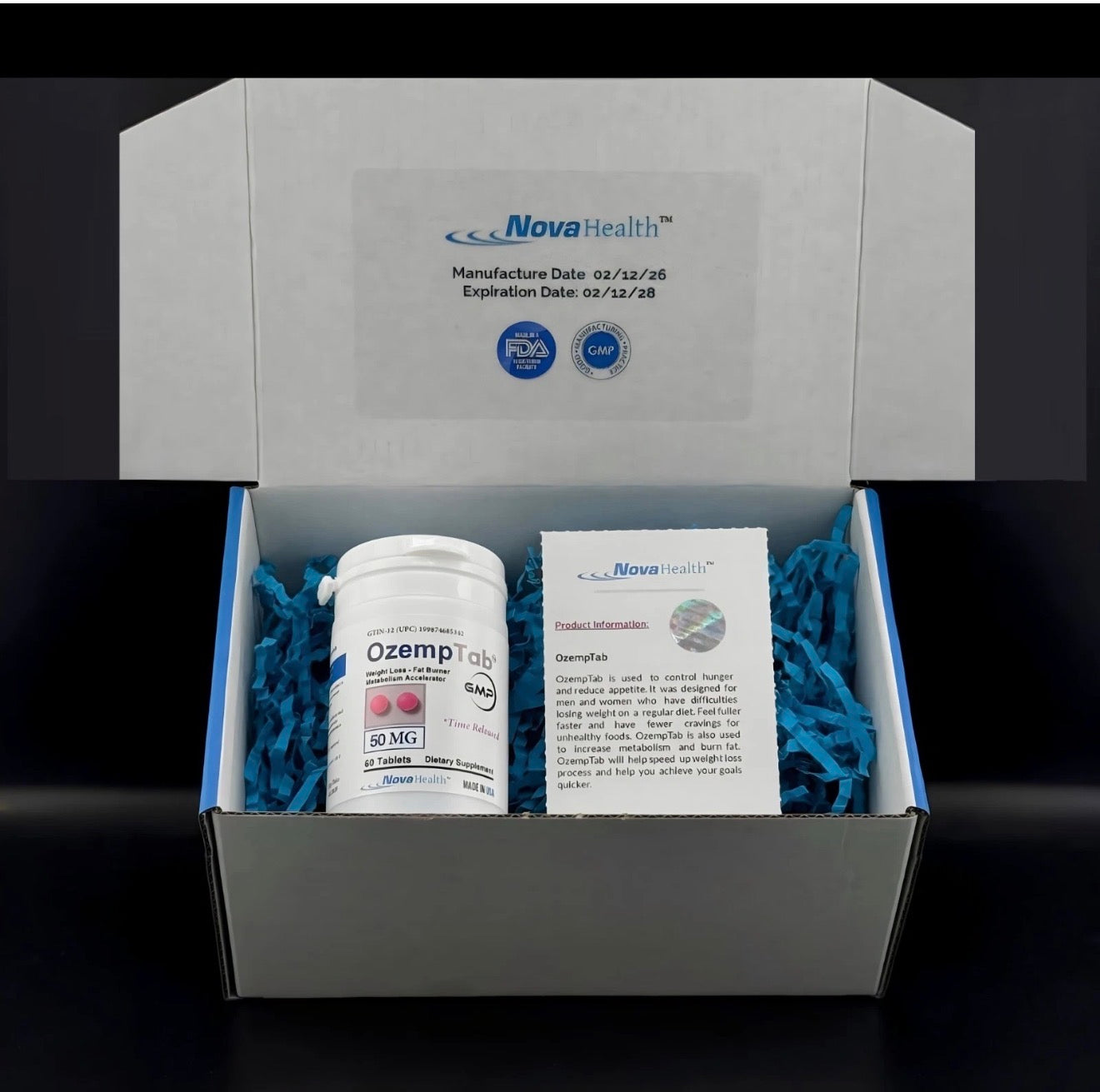 OzempTab®
Weight Loss - Fat Burner Metabolism Accelerator
GMP
