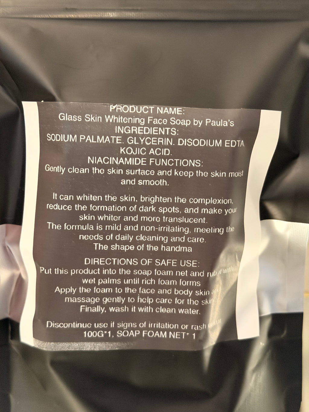Paula’s Glass Skin Soap.