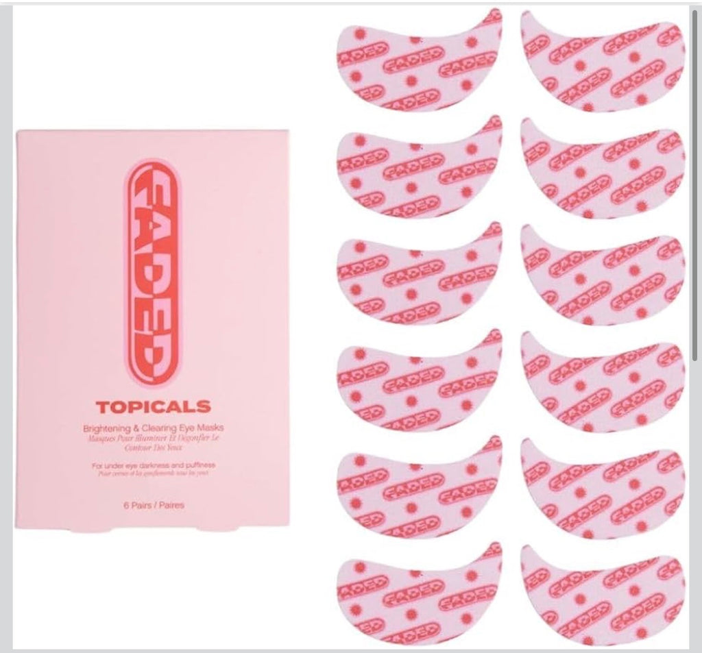 Topicals Faded Brightening Under Eye Masks.