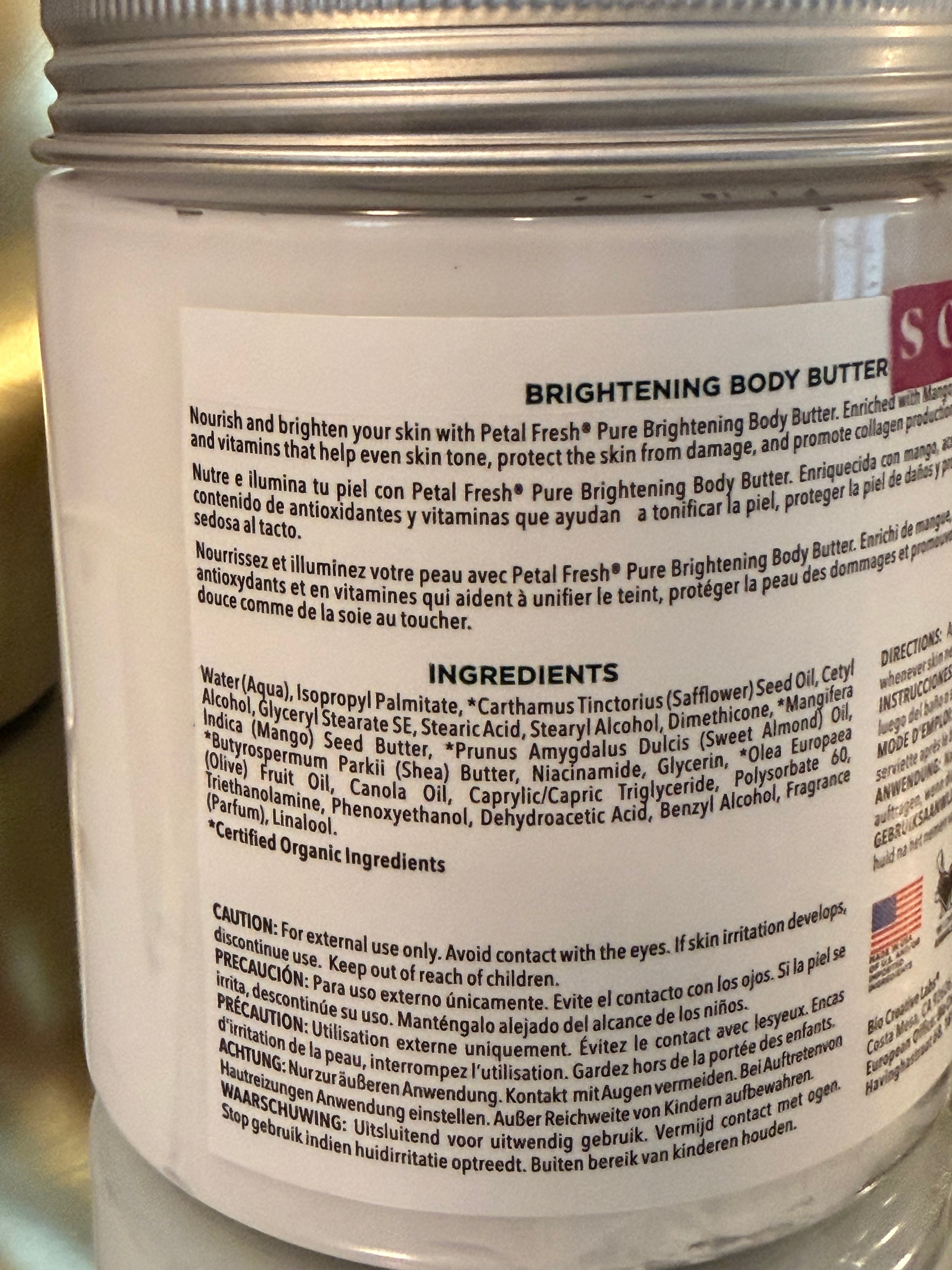 Brightening Body Butter