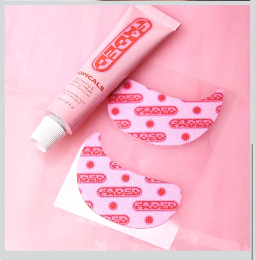 Topicals Faded Brightening Under Eye Masks.