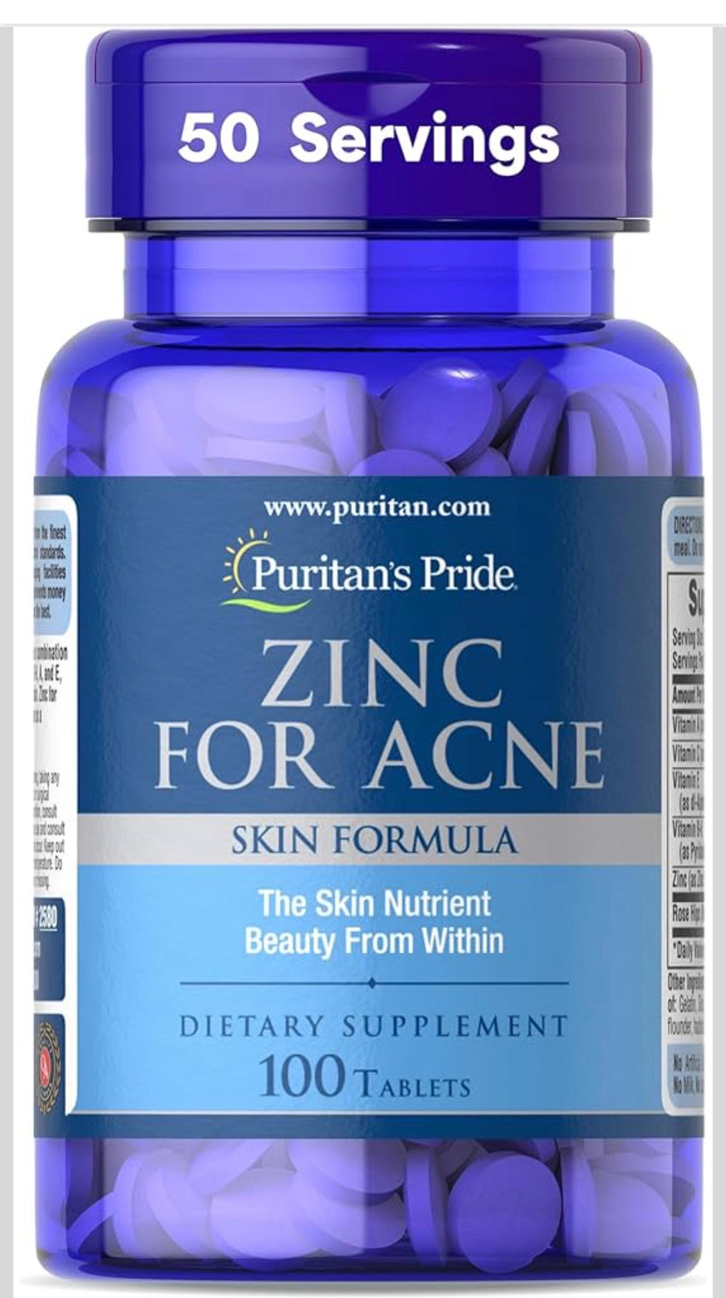 ZINC
FOR ACNE