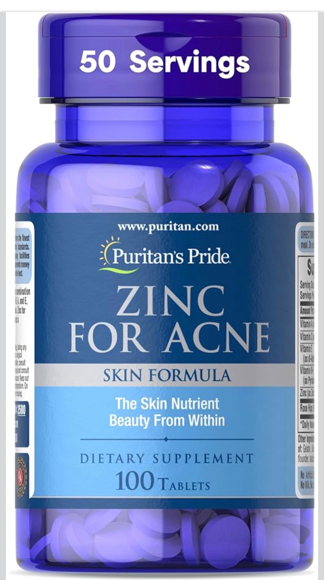 ZINC
FOR ACNE