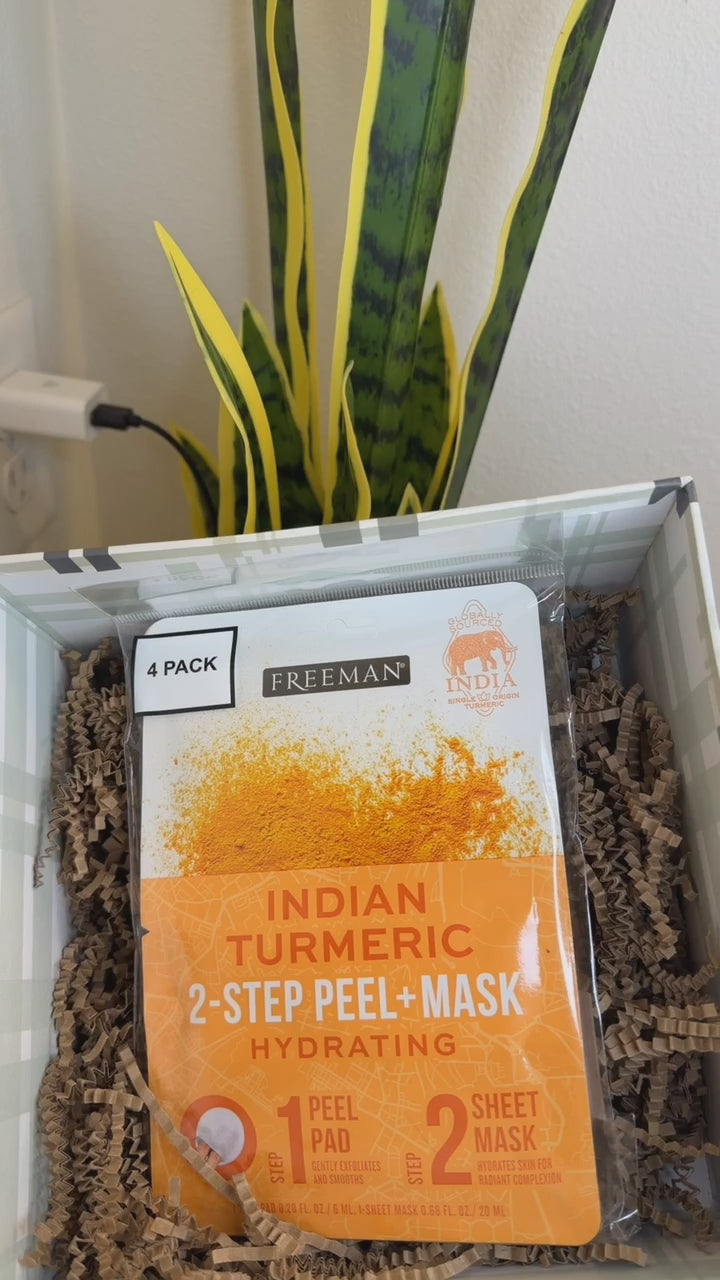 INDIAN
TURMERIC
2-STEP PEEL+MASK