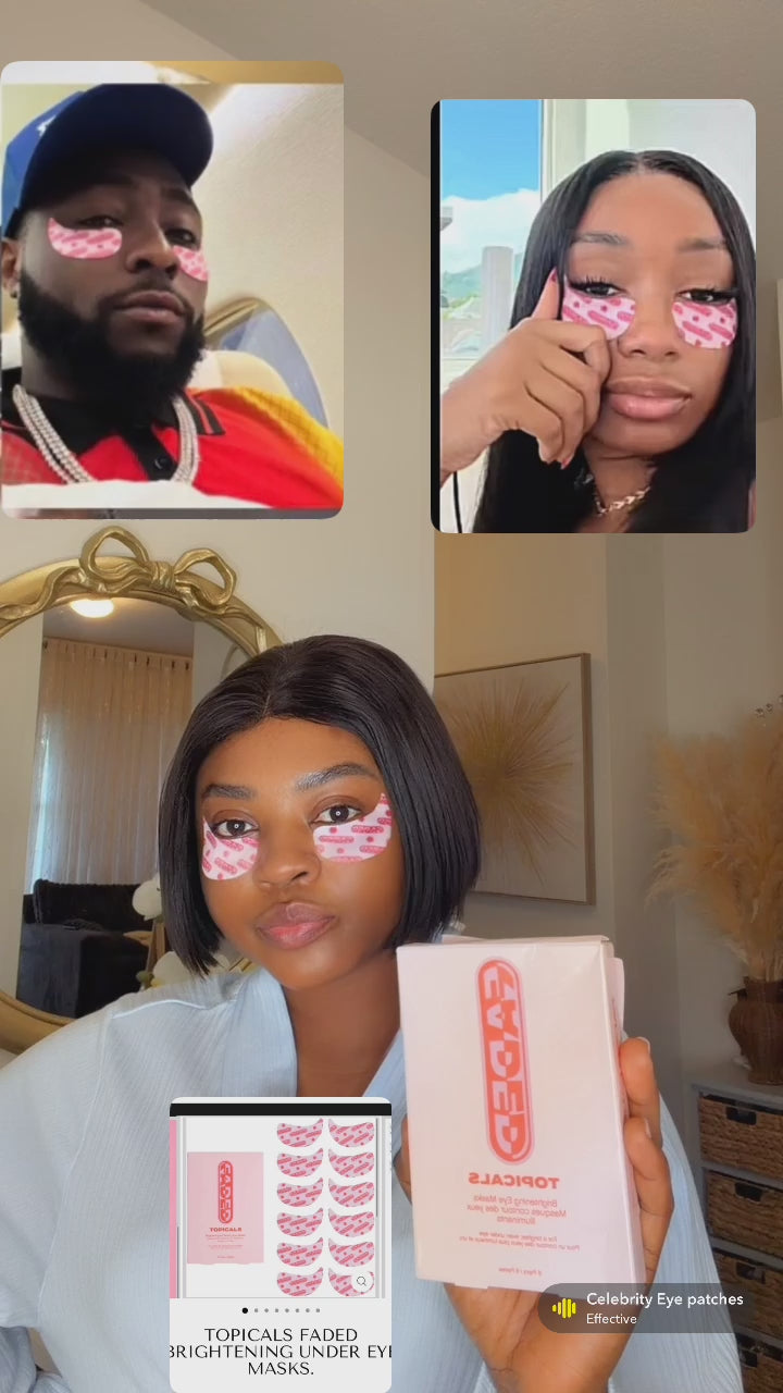 Topicals Faded Brightening Under Eye Masks.